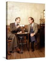 KELSEY GRAMMER; DAVID HYDE PIERCE. "FRASIER-TV" [1993].-null-Stretched Canvas