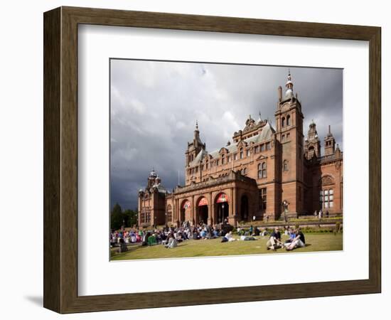 Kelvingrove Art Gallery and Museum, Glasgow, Scotland, United Kingdom, Europe-Nick Servian-Framed Photographic Print