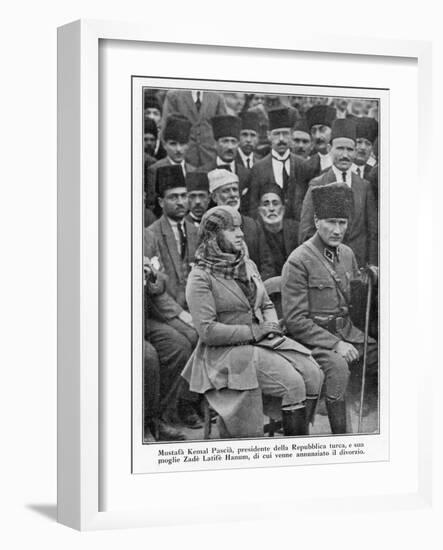 Kemal Ataturk, Military Reformer and Founder of Turkish State-null-Framed Art Print