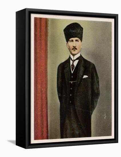 Kemal Ataturk, Military Reformer and Founder of Turkish State-null-Framed Stretched Canvas