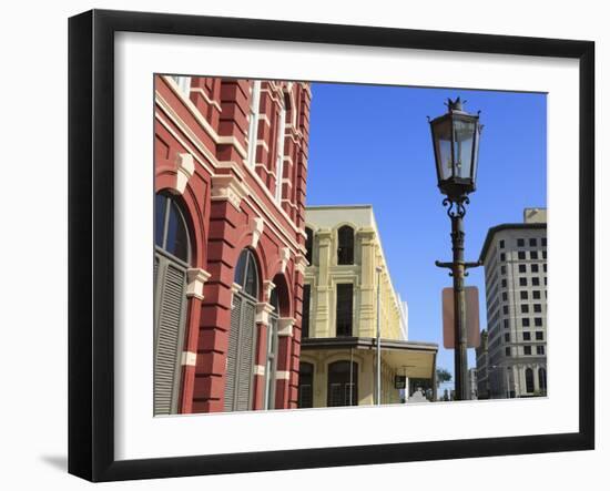 Kempner Street, Historic Strand District, Galveston, Texas, United States of America, North America-Richard Cummins-Framed Photographic Print