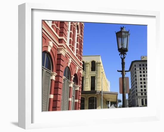 Kempner Street, Historic Strand District, Galveston, Texas, United States of America, North America-Richard Cummins-Framed Photographic Print