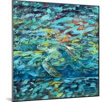 Kemps Ridley Turtle Hidden Treasure-Lucy P. McTier-Mounted Giclee Print