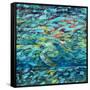 Kemps Ridley Turtle Hidden Treasure-Lucy P. McTier-Framed Stretched Canvas
