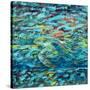 Kemps Ridley Turtle Hidden Treasure-Lucy P. McTier-Stretched Canvas