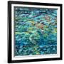 Kemps Ridley Turtle Hidden Treasure-Lucy P. McTier-Framed Giclee Print