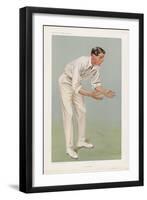 Ken Hutchings English Cricketer-Spy (Leslie M. Ward)-Framed Art Print