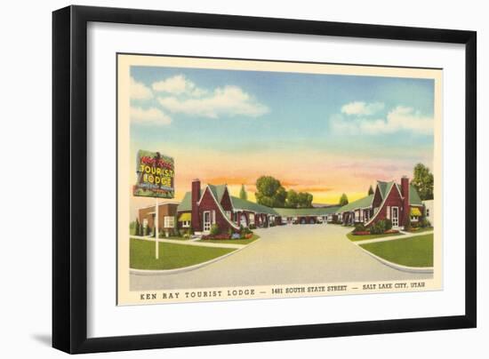Ken Ray Tourist Lodge, Salt Lake City-null-Framed Art Print