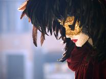 Italy, Veneto, Venice; a Venetian Mask on a Mannequin-Ken Sciclina-Photographic Print