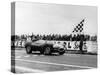 Ken Wharton in a Jaguar D Type, Rheims 12 Hours Race, France, 3rd July 1954-null-Stretched Canvas