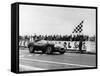 Ken Wharton in a Jaguar D Type, Rheims 12 Hours Race, France, 3rd July 1954-null-Framed Stretched Canvas