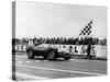 Ken Wharton in a Jaguar D Type, Rheims 12 Hours Race, France, 3rd July 1954-null-Stretched Canvas