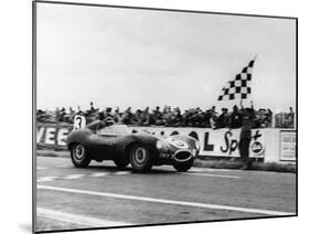 Ken Wharton in a Jaguar D Type, Rheims 12 Hours Race, France, 3rd July 1954-null-Mounted Photographic Print