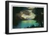 Kenai Lake, Alaska with Storm Gathering - Kenai Lake, AK-Lantern Press-Framed Art Print