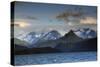 Kenai Mountains and Kachemak Bay, Homer, Alaska, USA, at Sunset-Michel Hersen-Stretched Canvas