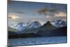 Kenai Mountains and Kachemak Bay, Homer, Alaska, USA, at Sunset-Michel Hersen-Mounted Photographic Print