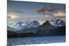Kenai Mountains and Kachemak Bay, Homer, Alaska, USA, at Sunset-Michel Hersen-Mounted Photographic Print