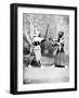 Kendo, or Japanese Fencing, C.1860-80-null-Framed Photographic Print