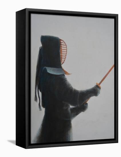 Kendo Warrior-Lincoln Seligman-Framed Stretched Canvas