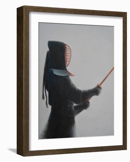 Kendo Warrior-Lincoln Seligman-Framed Giclee Print