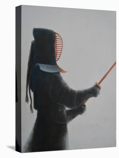 Kendo Warrior-Lincoln Seligman-Stretched Canvas
