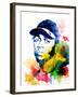 Kendrick Lamar Watercolor-Jack Hunter-Framed Art Print