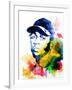 Kendrick Lamar Watercolor-Jack Hunter-Framed Art Print