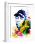 Kendrick Lamar Watercolor-Jack Hunter-Framed Art Print