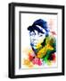 Kendrick Lamar Watercolor-Jack Hunter-Framed Art Print