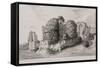 Kenilworth Castle’, 1776-Moses Griffiths-Framed Stretched Canvas