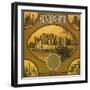 Kenilworth Orange Label - Riverside, CA-Lantern Press-Framed Art Print