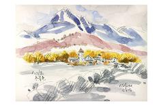 Dignified Plateau Scenery in Severe Winter Time-Kenji Fujimura-Art Print
