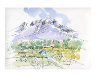 Spring Is Coming Close in Highlands, Northern Japanese Alps-Kenji Fujimura-Art Print