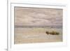 Kennack Sands, Cornwall, at Low Tide, 1877 (Oil on Board, Mounted as a Drawing)-John Brett-Framed Giclee Print