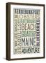 Kennebunkport, Maine-Lantern Press-Framed Art Print