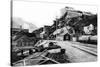 Kennecott, Alaska - View of the Town-Lantern Press-Stretched Canvas