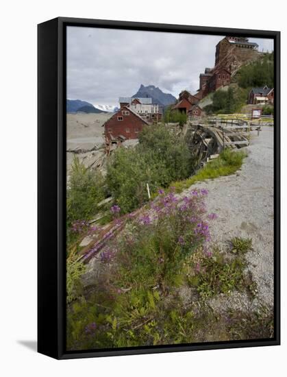 Kennecott Copper Mine, Mccarthy, Wrangell St. Elias National Park, Alaska, USA-Ellen Clark-Framed Stretched Canvas
