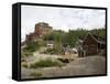 Kennecott Copper Mine, Mccarthy, Wrangell St. Elias National Park, Alaska, USA-Ellen Clark-Framed Stretched Canvas