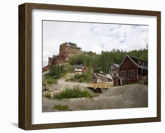 Kennecott Copper Mine, Mccarthy, Wrangell St. Elias National Park, Alaska, USA-Ellen Clark-Framed Photographic Print