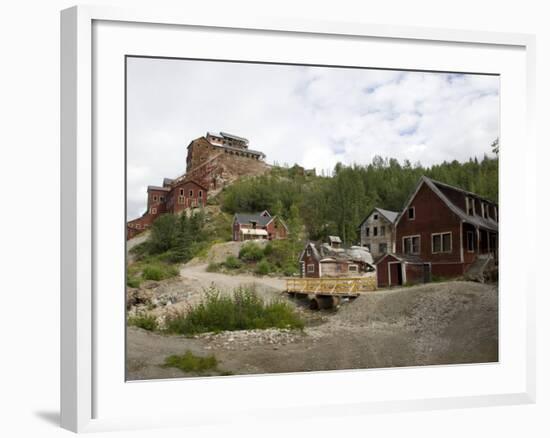 Kennecott Copper Mine, Mccarthy, Wrangell St. Elias National Park, Alaska, USA-Ellen Clark-Framed Photographic Print