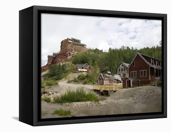 Kennecott Copper Mine, Mccarthy, Wrangell St. Elias National Park, Alaska, USA-Ellen Clark-Framed Stretched Canvas