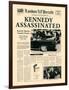 Kennedy Assassinated-The Vintage Collection-Framed Art Print