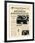 Kennedy Assassinated-The Vintage Collection-Framed Art Print