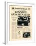 Kennedy Assassinated-The Vintage Collection-Framed Art Print