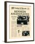 Kennedy Assassinated-The Vintage Collection-Framed Art Print