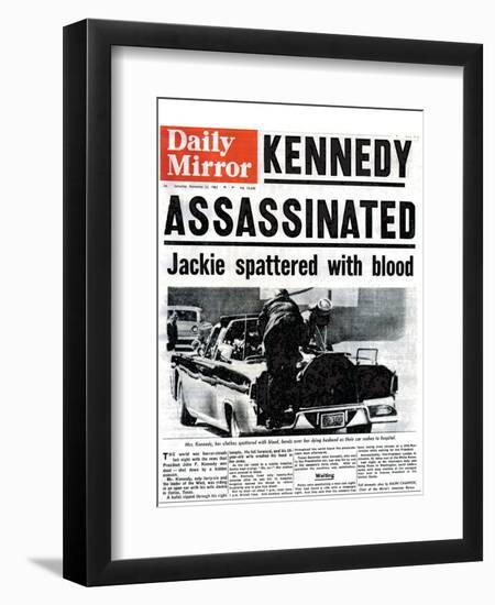 Kennedy Assassinated-null-Framed Photographic Print