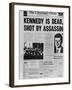 Kennedy Assassination Headline-null-Framed Photo