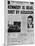 Kennedy Assassination Headline-null-Mounted Photo