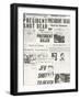 Kennedy Assassination Headlines-null-Framed Art Print