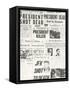 Kennedy Assassination Headlines-null-Framed Stretched Canvas
